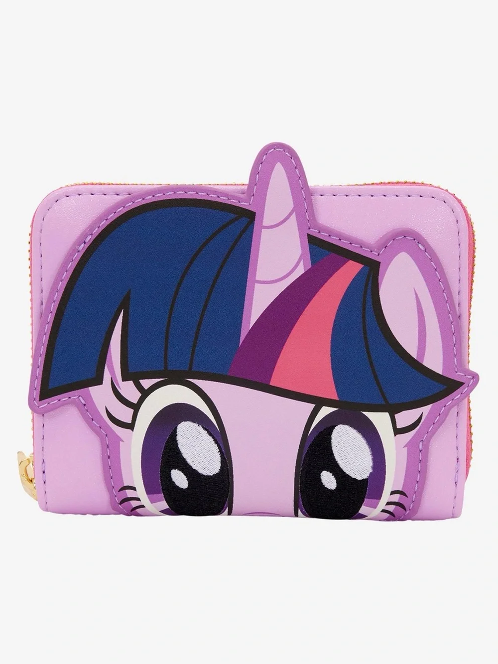 Loungefly My Little Pony Twilight Sparkle Cosplay Glitter Zip Around Wallet